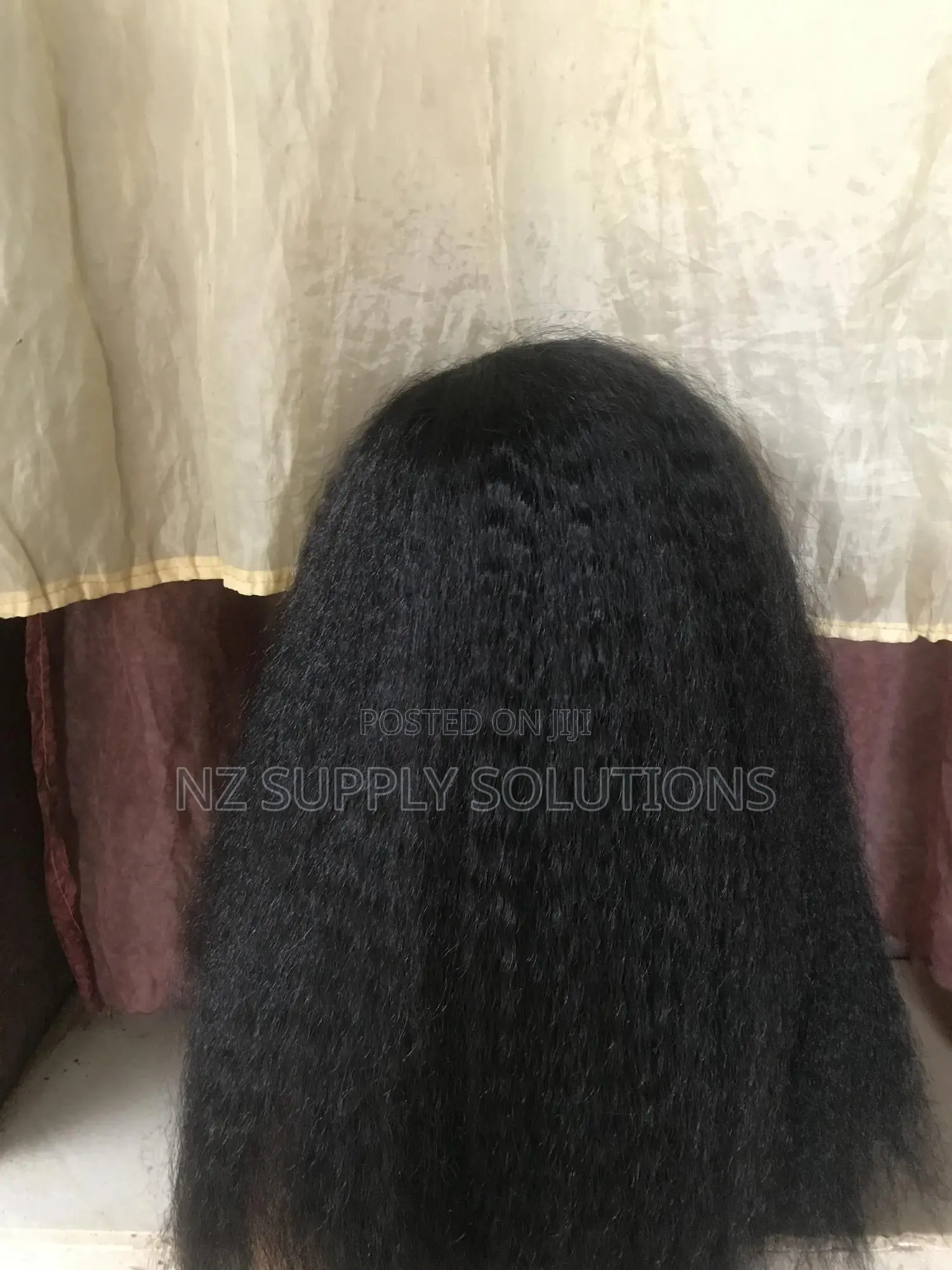 Full Jerry Curls Blend Wig