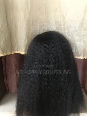 Full Jerry Curls Blend Wig