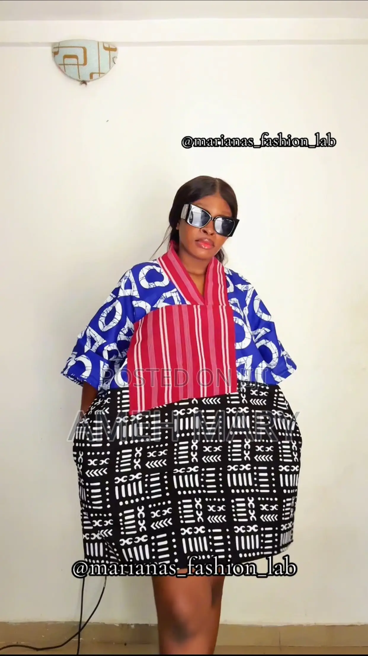 Short Ankara Bubu Gown