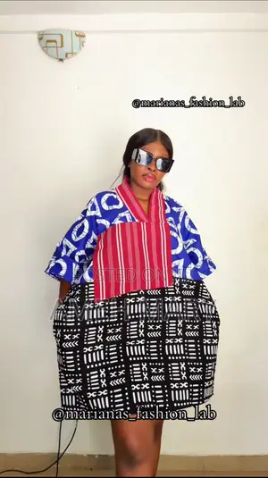 Short Ankara Bubu Gown