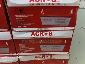 230ah/12v Dry Cell Solar Battery Available