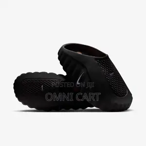 Nike Mind 001 Unisex Pregame Mules/Slide Original Black