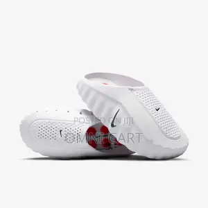 Nike Mind Unisex Pregame Mules/Slides (White) Light Grey