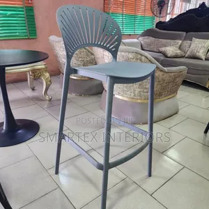 Imported Quality Full Plastic High Barstool