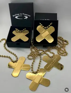 Trendy Plaster X Necklace for Men
