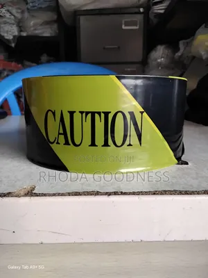 Yellow And Black Caution Tape