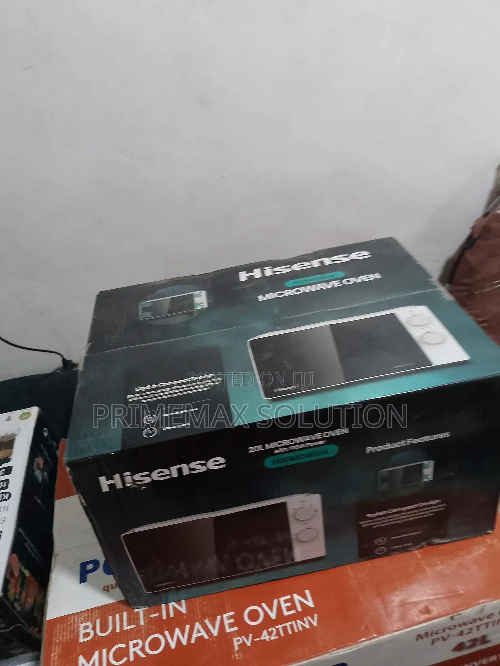 Hisense Microwave - Solo Oven With Defrost Express Cook - White