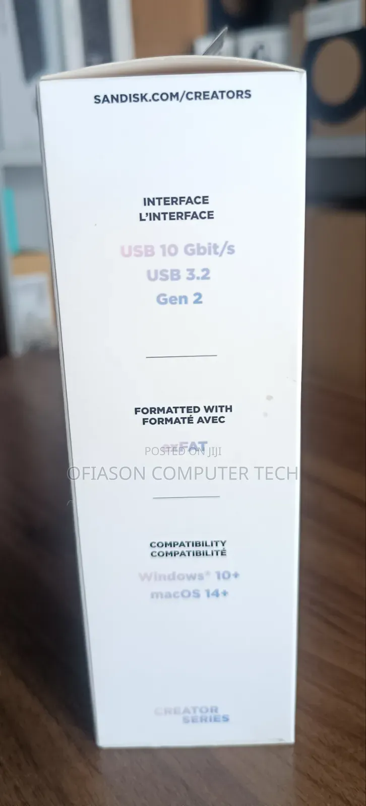 Sandisk Creative Desk Drive SSD 8tb