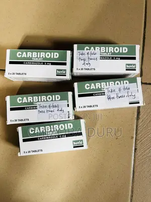 Carbiroid Carbimazole 5mg 1x20