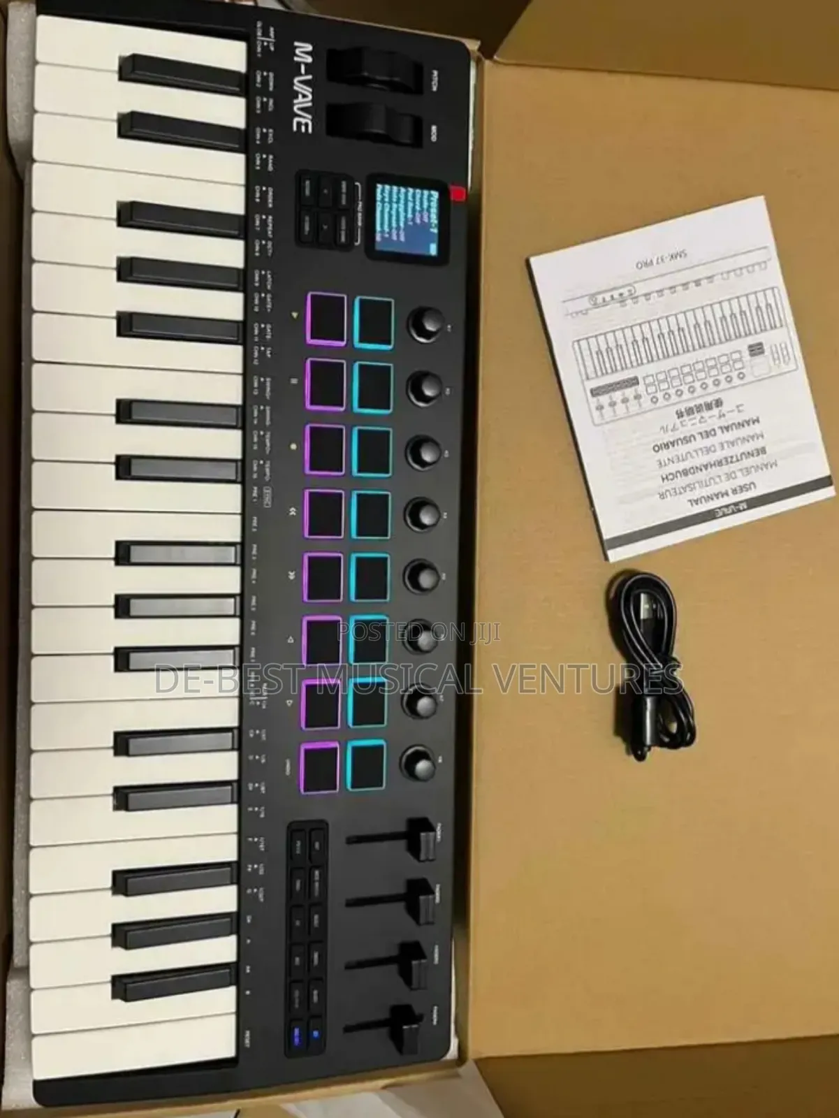 M-vave Smk-37 Pro Midi Keyboard Controller