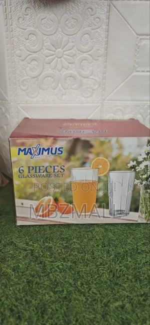 (Max200) 6pc Glass Cup Set