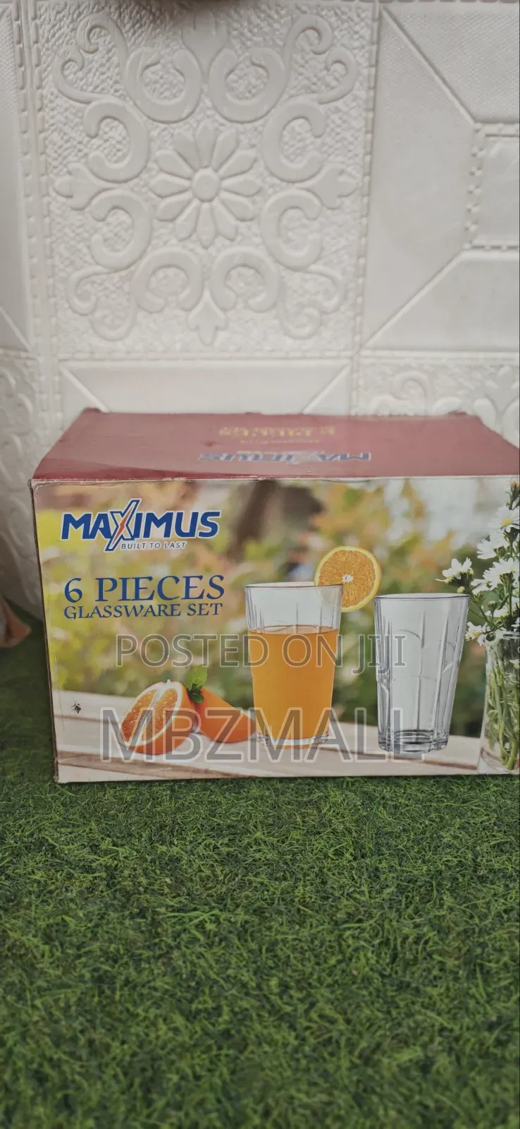 (Max200) 6pc Glass Cup Set