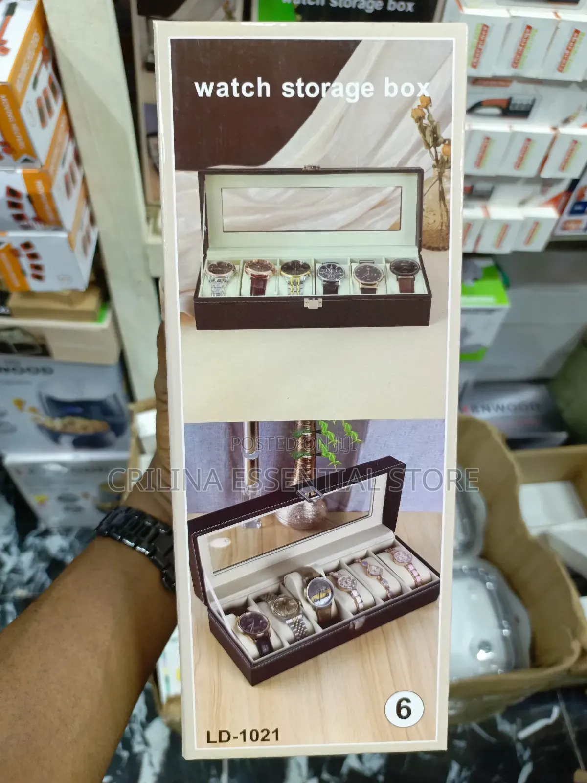 Wrist Watch Storage Box (6 Slots)