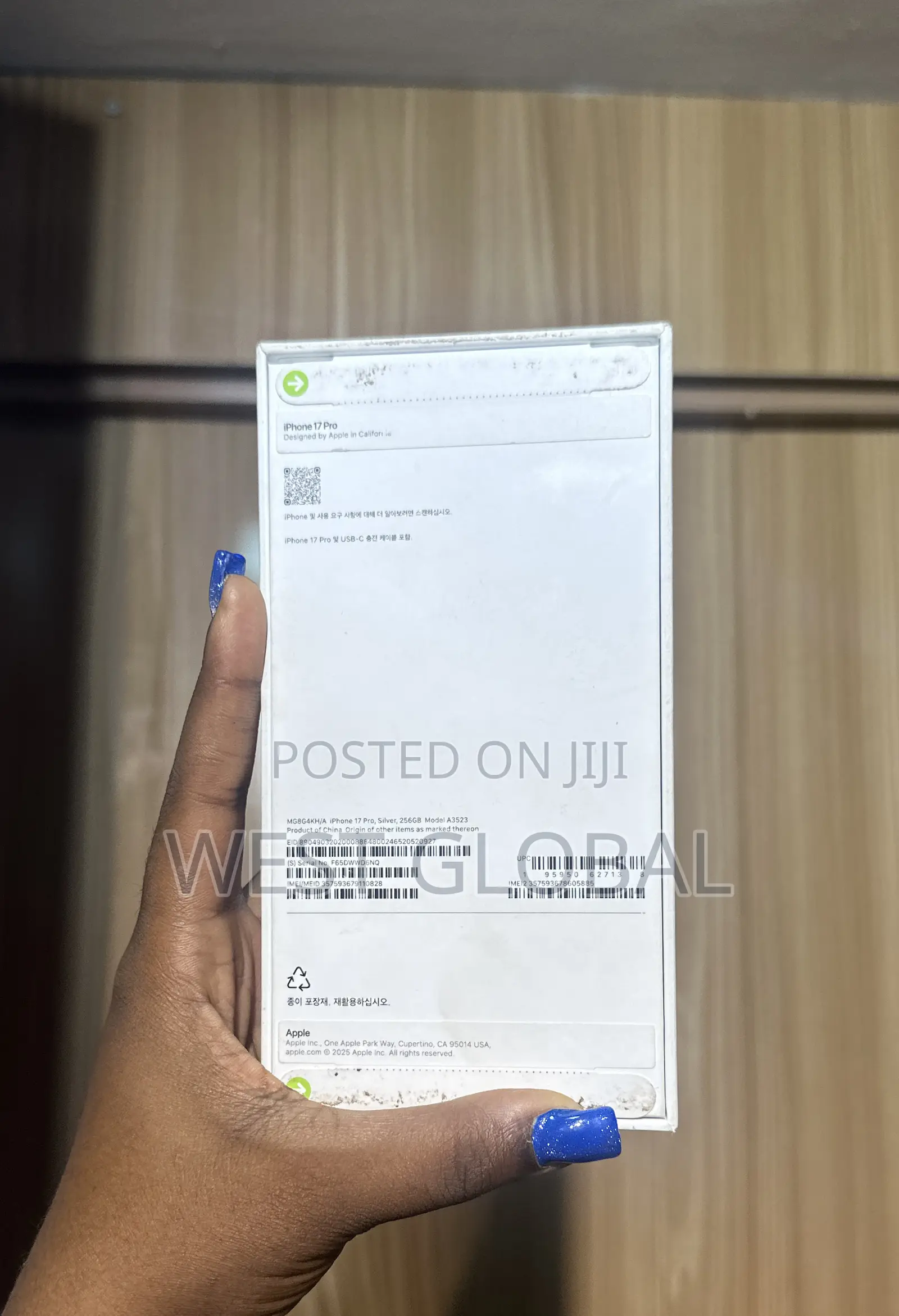 New Apple iPhone 17 Pro 256 GB Silver