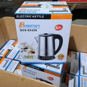Boscon 2.0l Stainless Steel Electric Kettle - Fast Boiling Durable