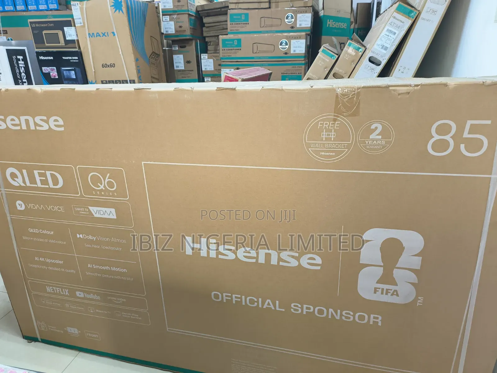 Hisense 85" TV(Qled)