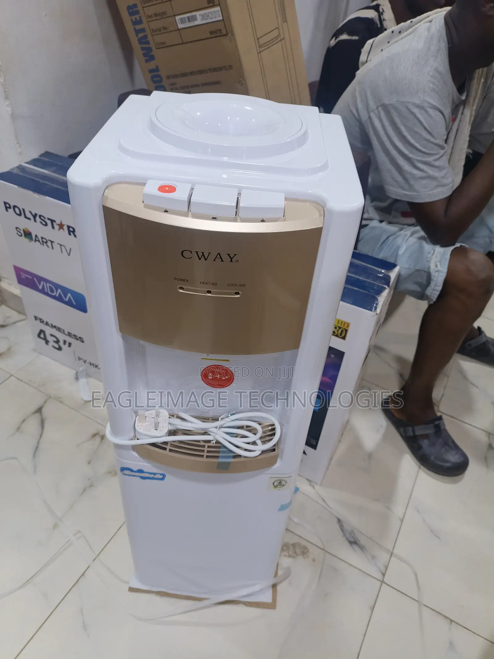 Cway Standing Dispenser – Electronic Cooling Power