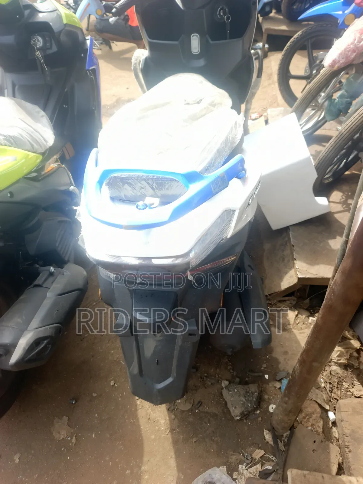 New Motorcycle 2024 White