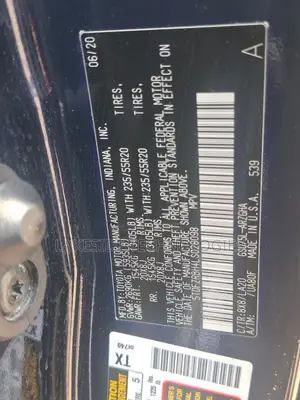 Toyota Highlander Platinum AWD 2020 Blue