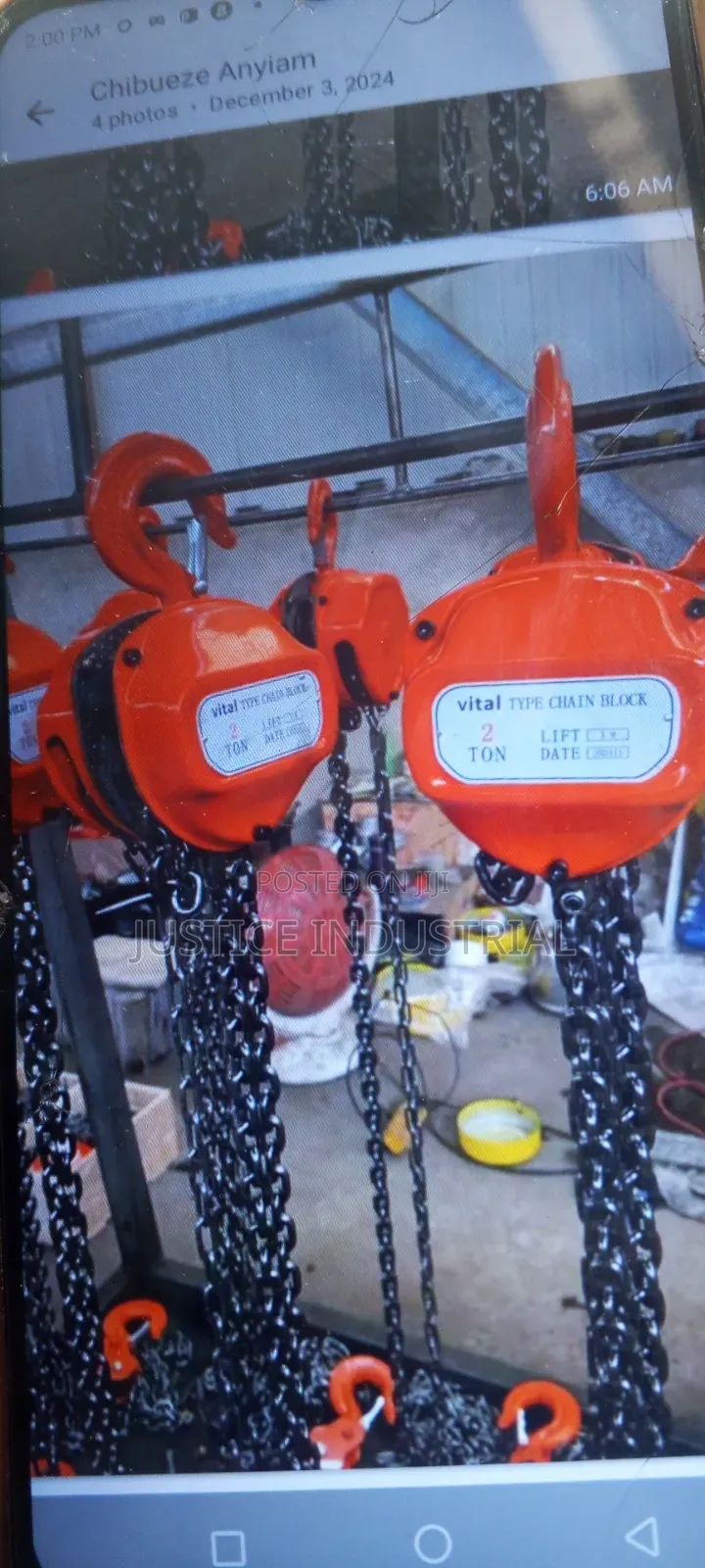 2 Ton Manual Chain Block