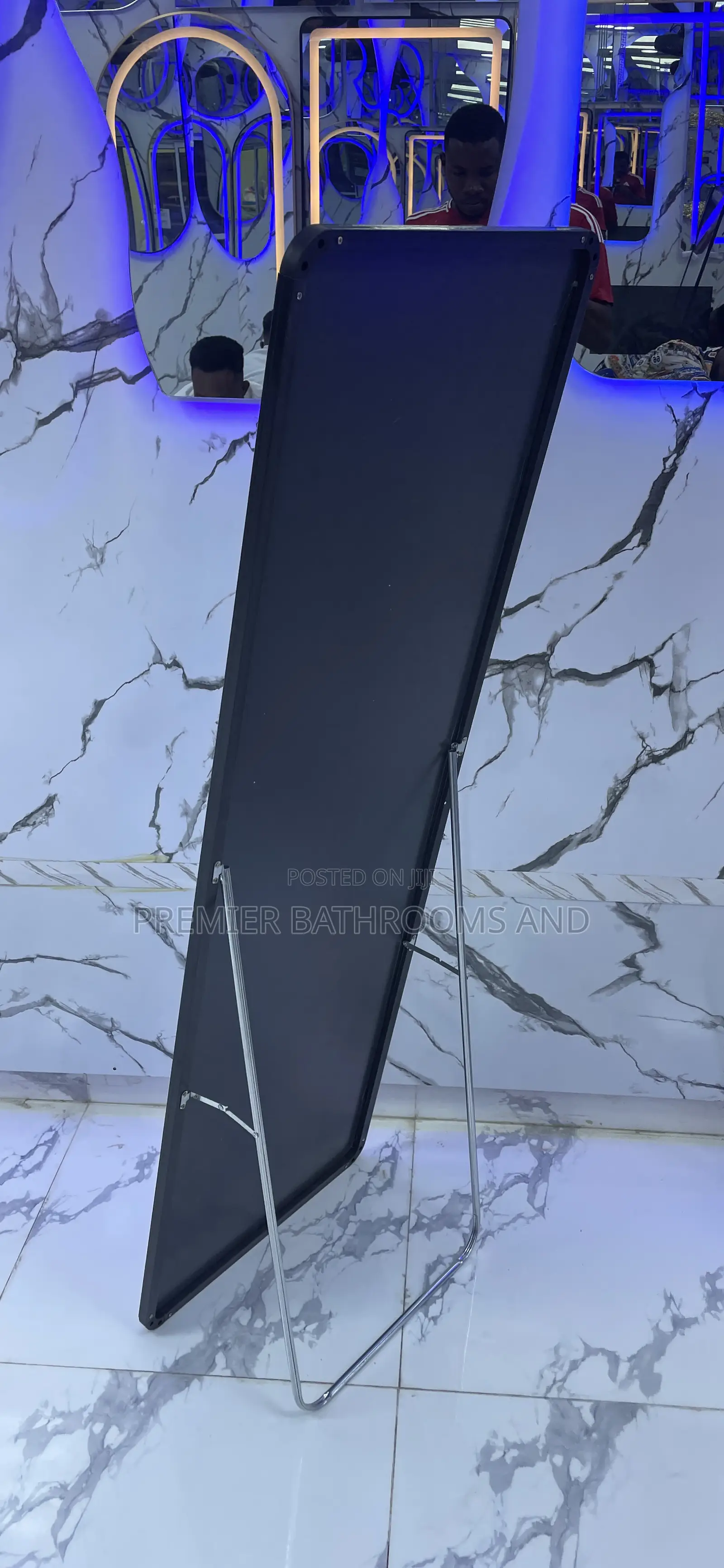 Full Body Standing Dressing Mirror Black