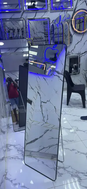 Full Body Standing Dressing Mirror Black