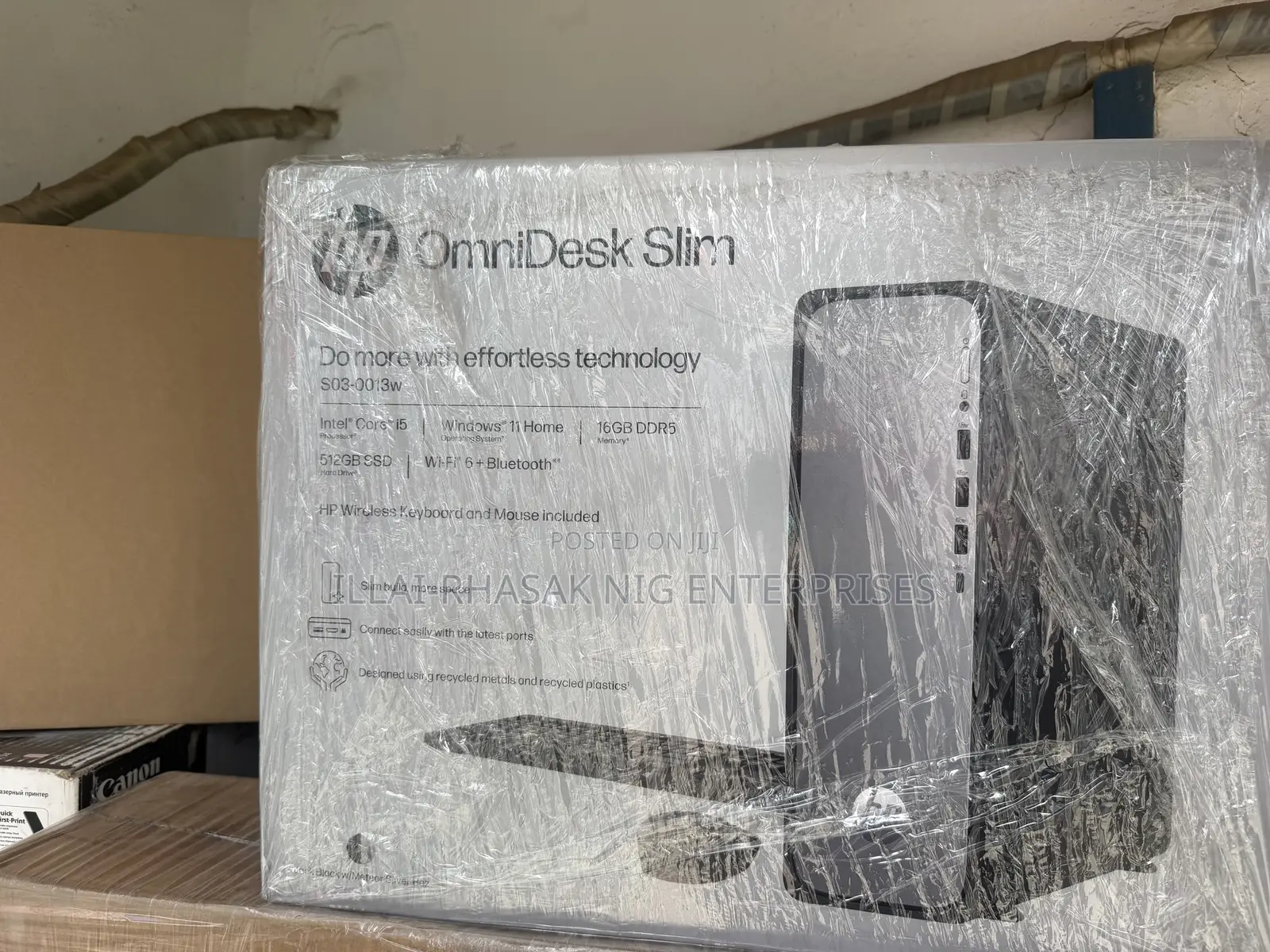 New Desktop Computer HP 8GB Intel Core i5 SSD 512GB