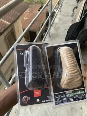 Premium Leather Car Gear Shift Knob Cover