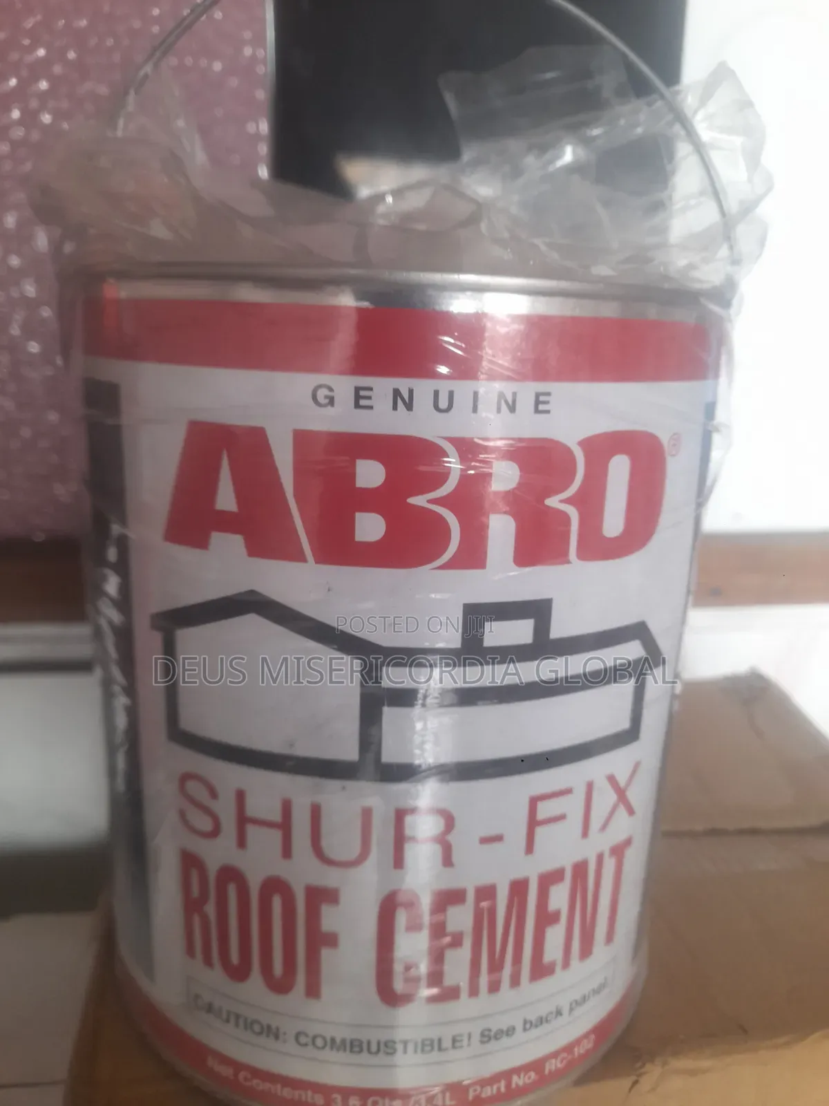 Abro Shur-Fix Roof Cement 4ltrs