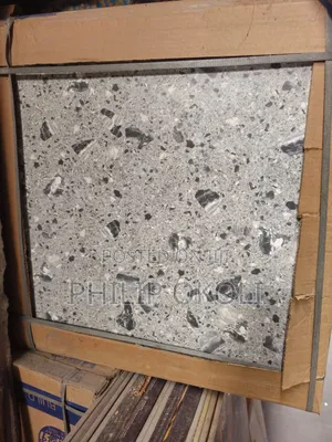 Grey Shade Terrazo 60x60 Rustic Tiles