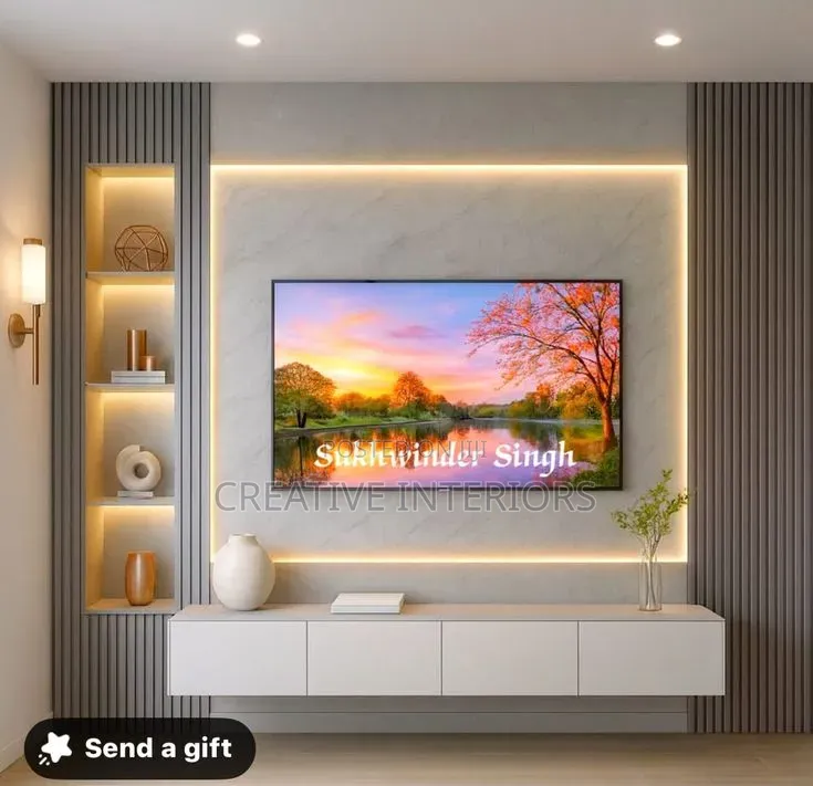 Unique Design Tv Wall Console