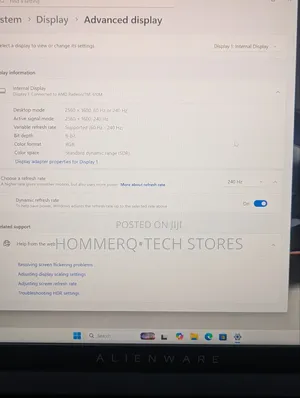 Laptop Alienware M16 R1 32GB AMD Ryzen 9 SSD 1T