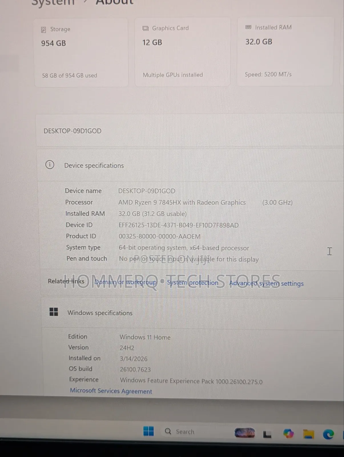 Laptop Alienware M16 R1 32GB AMD Ryzen 9 SSD 1T