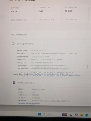 Laptop Alienware M16 R1 32GB AMD Ryzen 9 SSD 1T