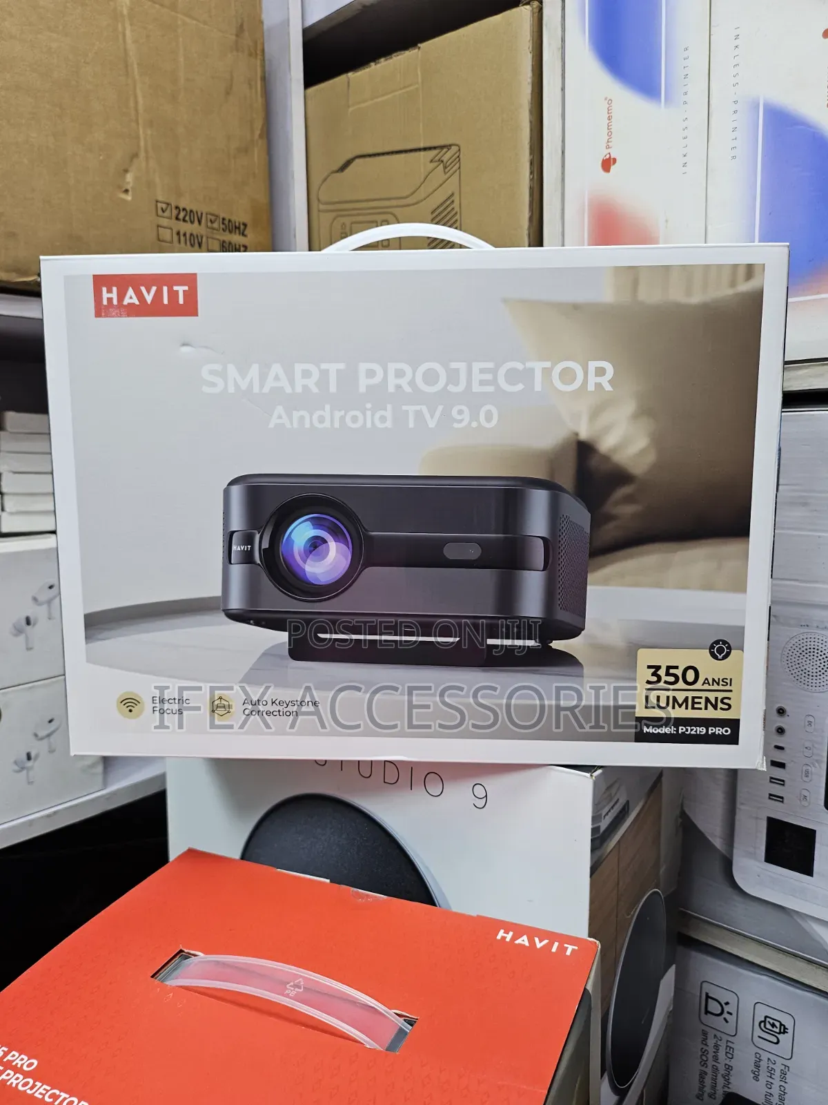 Havit Pj219 Pro Smart Projector (Android Tv 9.0)