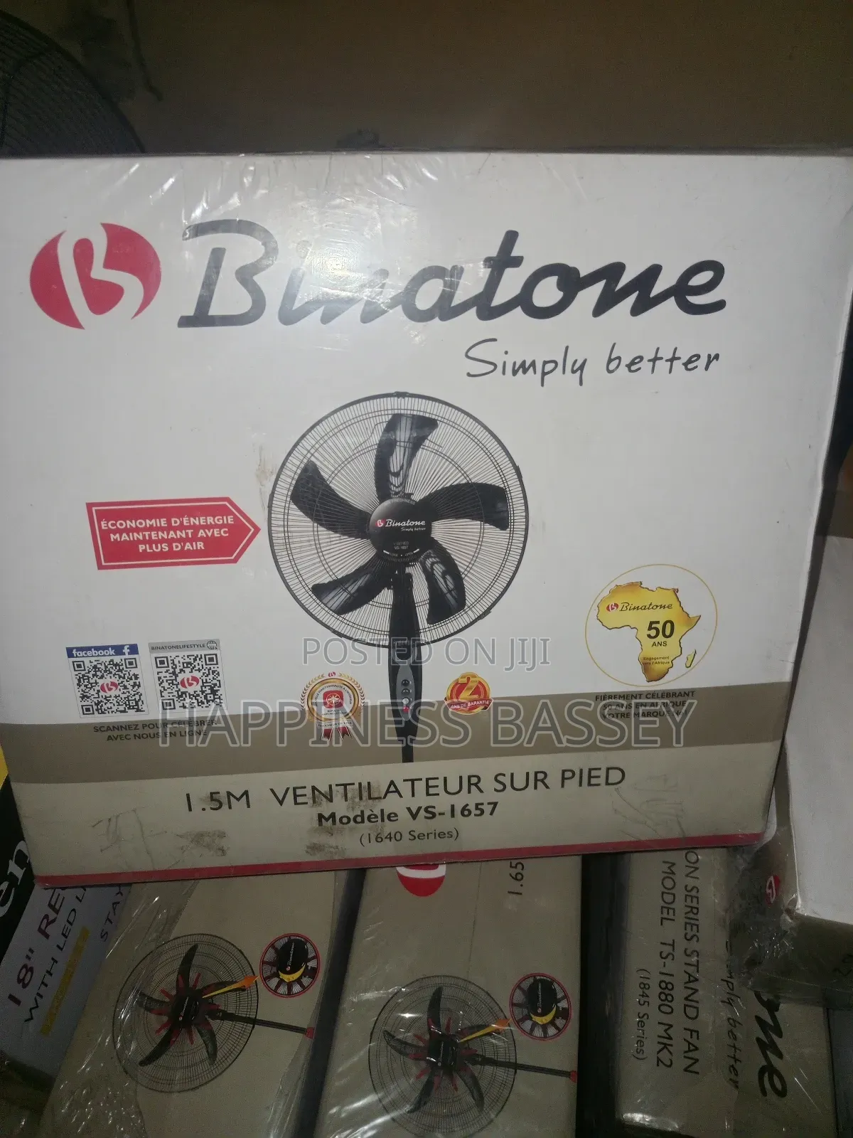 Binatone Standing Fan Mode 1657