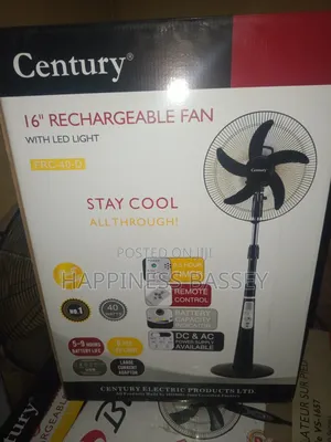 Century Rechargeable Fan 16in