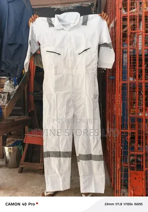 Safety White Coverall Wear