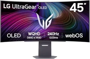 Lg 45gx90sa-B 45-Inch Ultrageartm Oled WQHD 240hz 0.03ms G-S