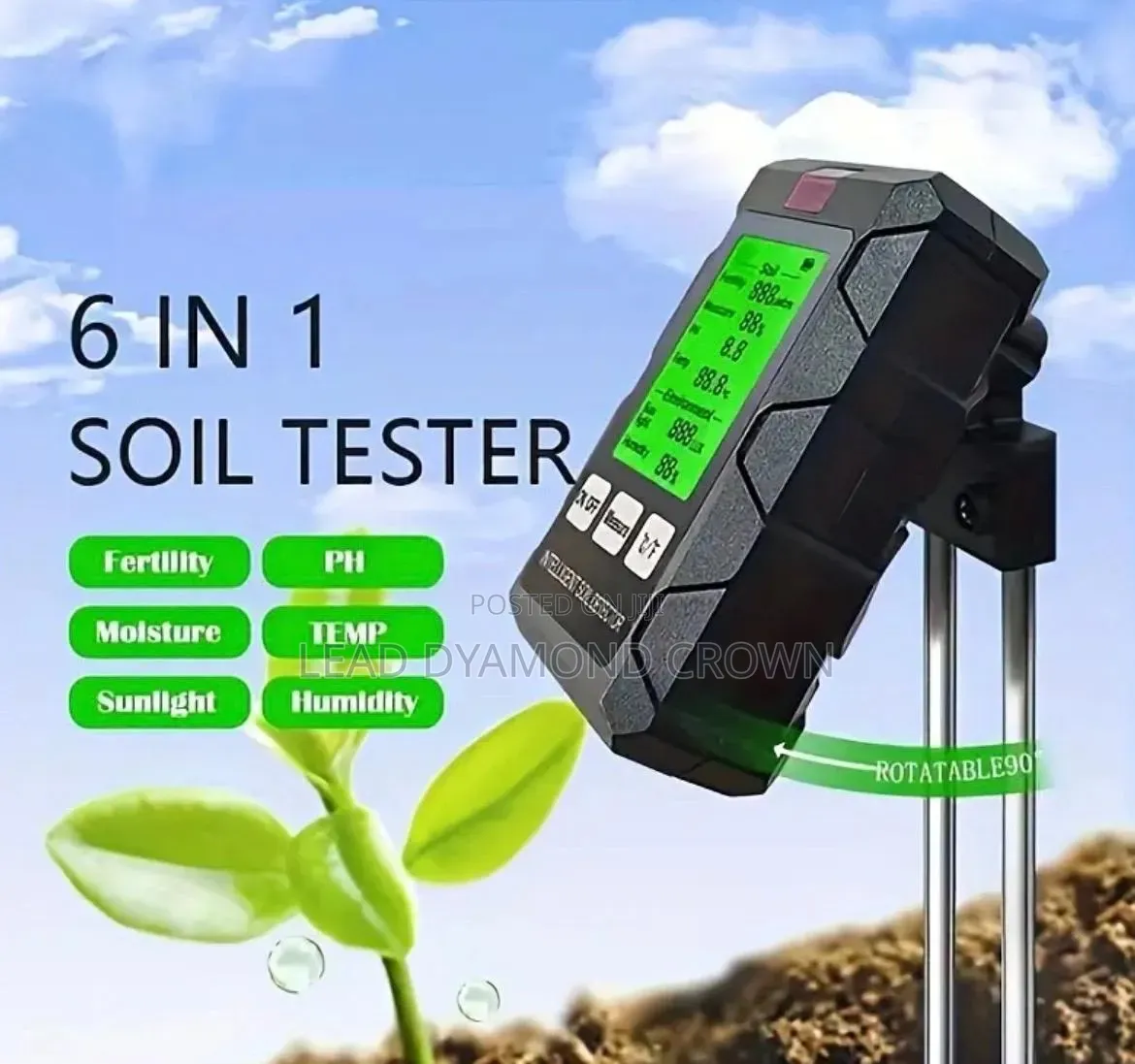 Soil Test Meter (6 in 1)