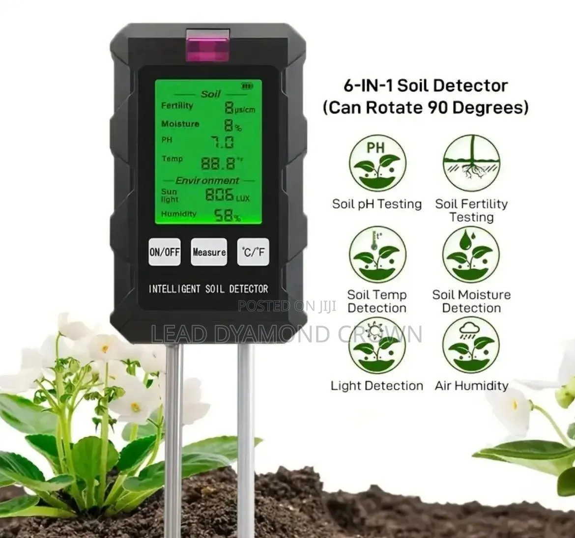 Soil Test Meter (6 in 1)