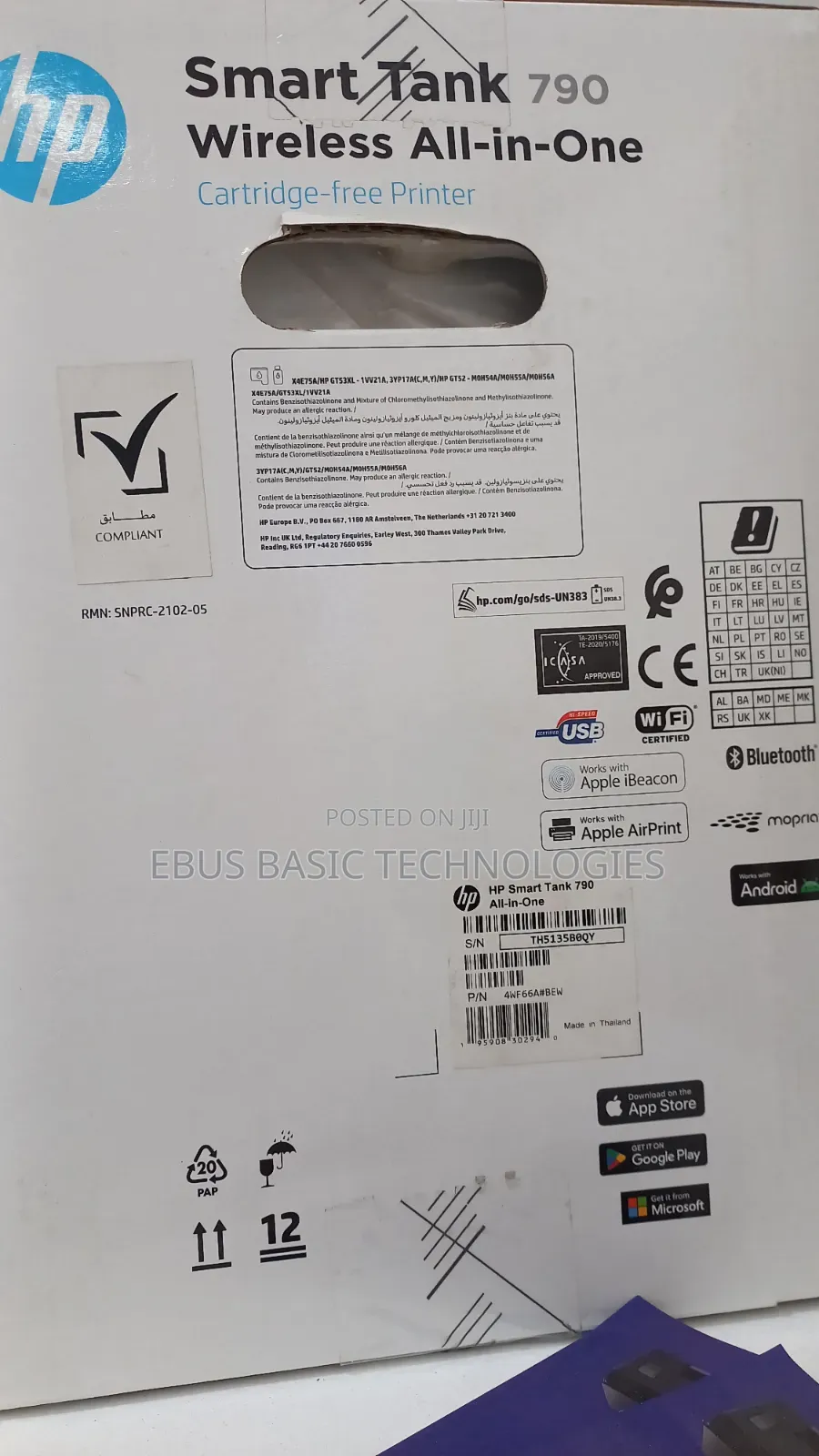 Hp Smart Tank 790 All in One Wireless Printer