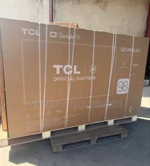 TCL 98"Inch's Qled Google Smart Flameless Tv >Voice Control Internet