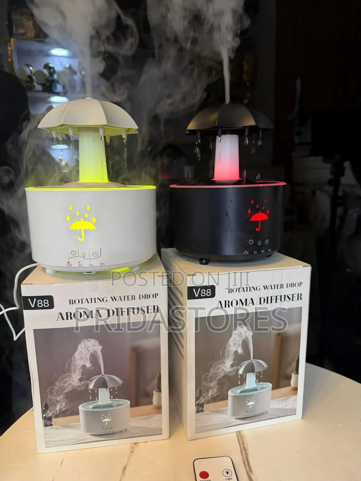 Rotating Water Drop Amora Diffuser