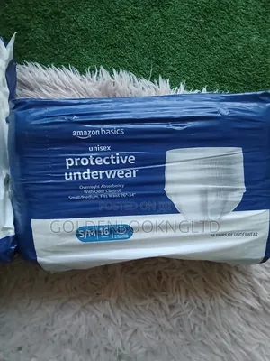 Amazon Basics Protective Underwear (S/M, 16 Count)