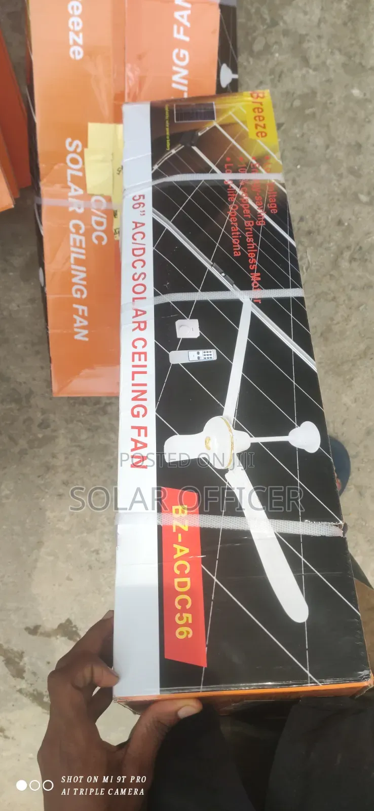 Solar Ceiling Fan
