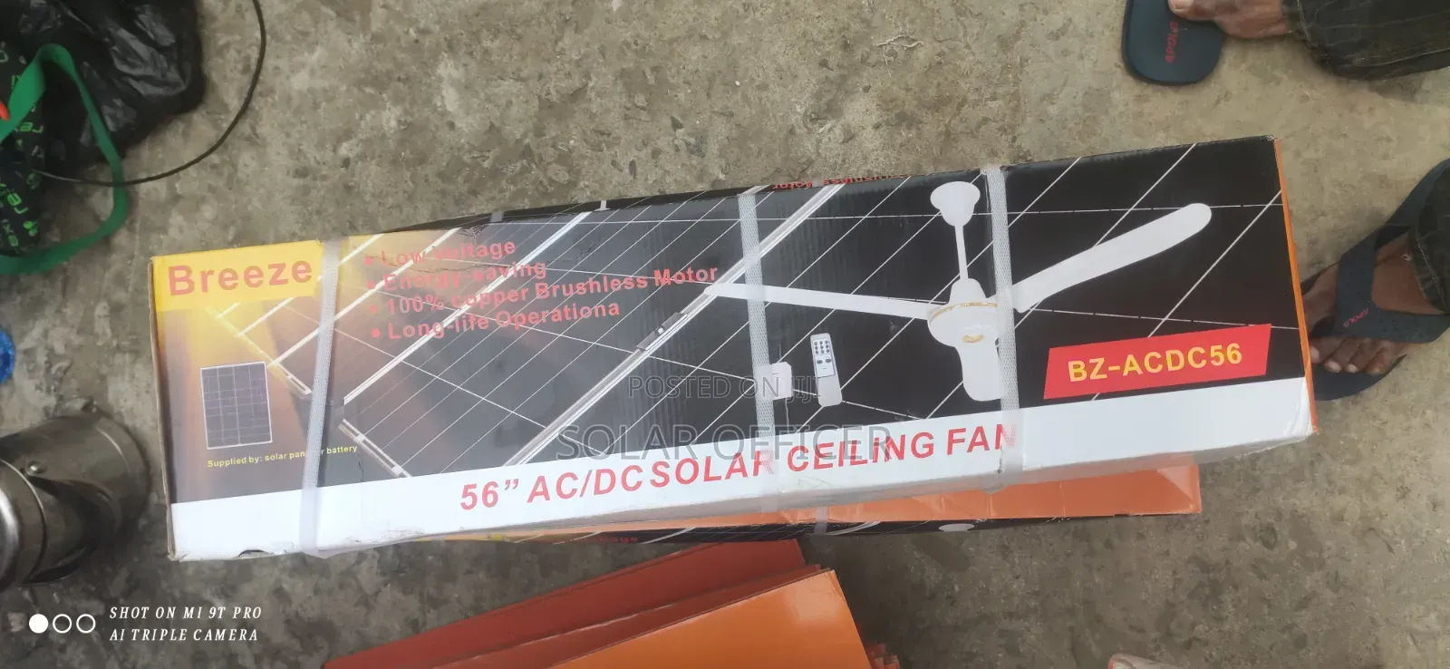Solar Ceiling Fan