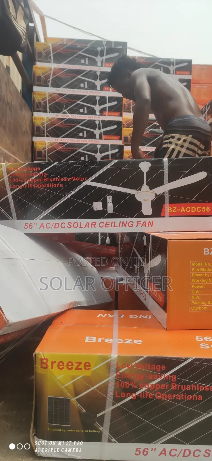 Solar Ceiling Fan