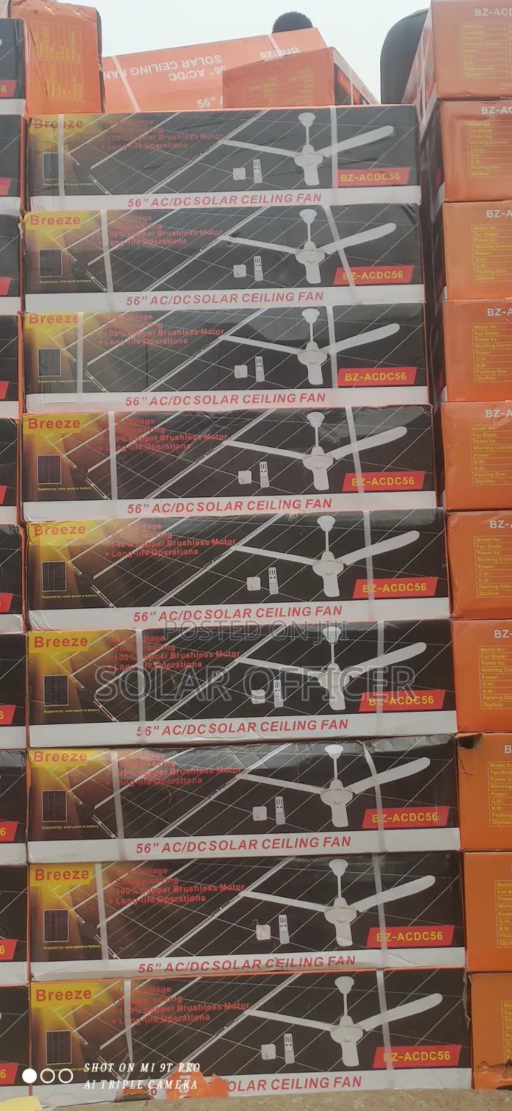 Solar Ceiling Fan