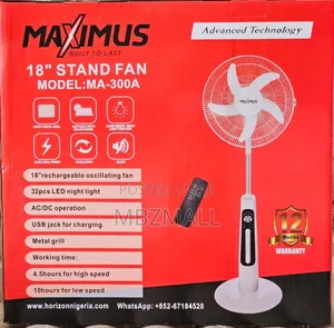 18inch Rechargeable Fan